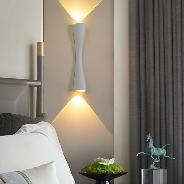 CHWDA24849 Electroplated Metal LED Up and Down Lights Modern Wall Sconce Lighting - Image 3