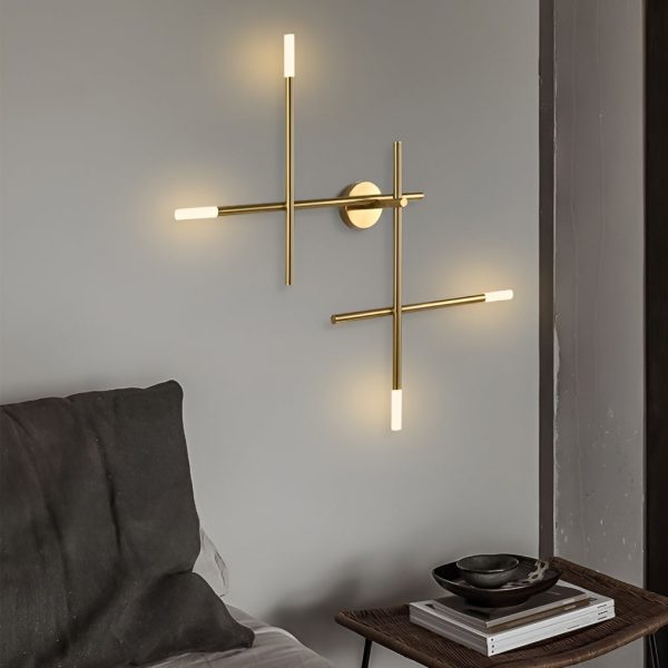CHWDA24850 Creative Geometric Strip LED Modern Wall Lamp Wall Sconce Lighting - Image 5