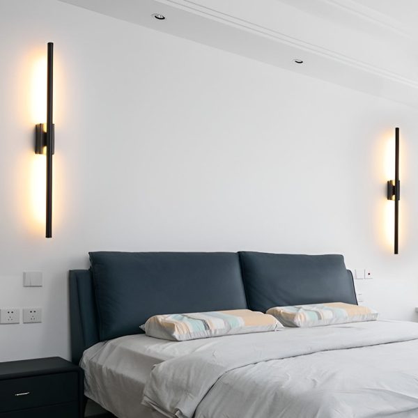 CHWDA24846 Electroplated Metal Strip LED Modern Wall Sconce Lighting Wall Lamp - Image 7