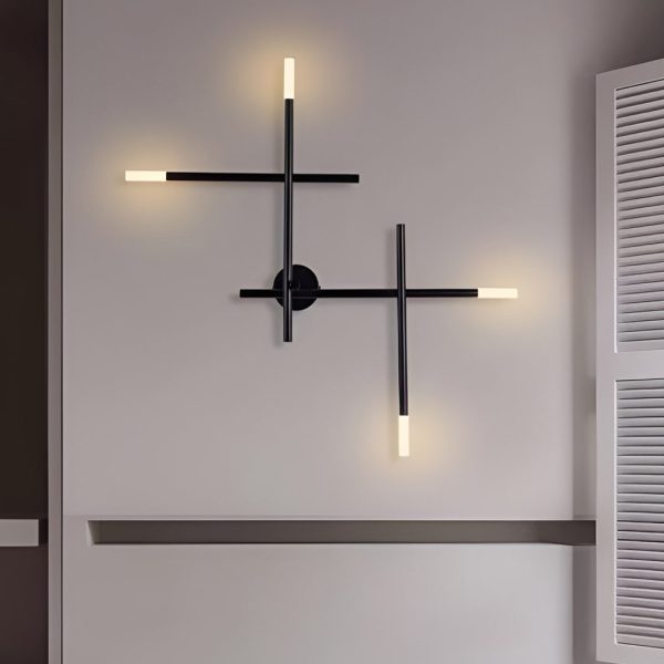 CHWDA24850 Creative Geometric Strip LED Modern Wall Lamp Wall Sconce Lighting - Image 2