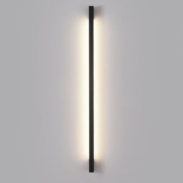 CHWDA24843 Minimalist Strip Three Step Dimming LED Black Postmodern Wall Lamp - Image 10