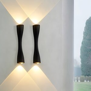 CHWDA24849 Electroplated Metal LED Up and Down Lights Modern Wall Sconce Lighting