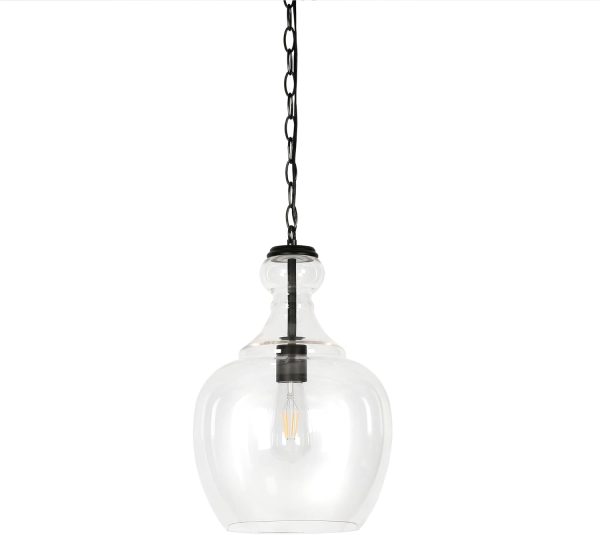 CHWDA24822 Pendant Glass Blackened Bronze - Image 4