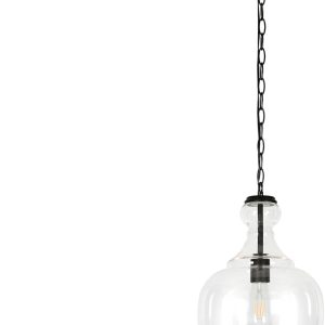 CHWDA24822 Pendant Glass Blackened Bronze