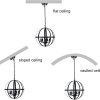 CHWDA24827 Adjustable Chandelier Entryway E12 Matte - Image 4