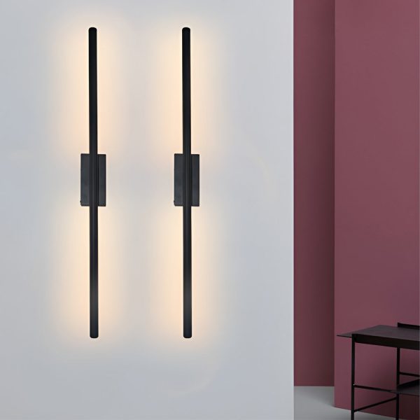 CHWDA24846 Electroplated Metal Strip LED Modern Wall Sconce Lighting Wall Lamp - Image 5