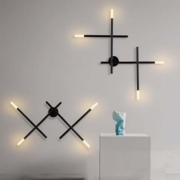 CHWDA24850 Creative Geometric Strip LED Modern Wall Lamp Wall Sconce Lighting - Image 3