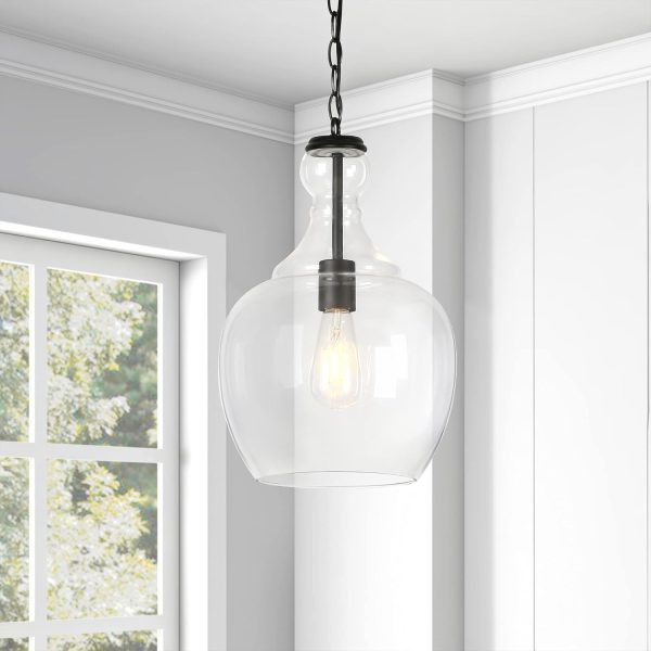CHWDA24822 Pendant Glass Blackened Bronze - Image 6