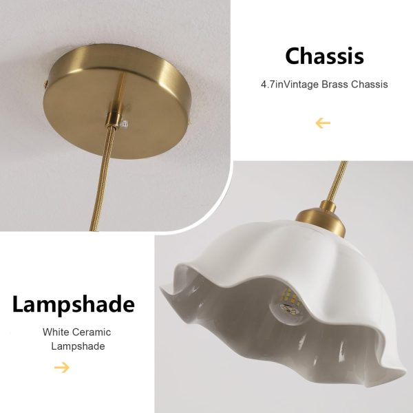 CHWDA24821 Ceramic Pendant Vintage Century - Image 3