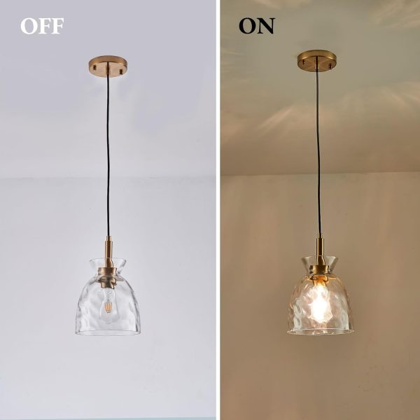 CHWDA24811 Industrial Lighting Hammered Chandelier - Image 3