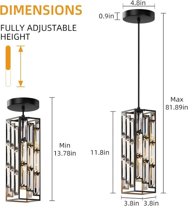CHWDA24823 Pendant Fixture Crystal Lighting - Image 3