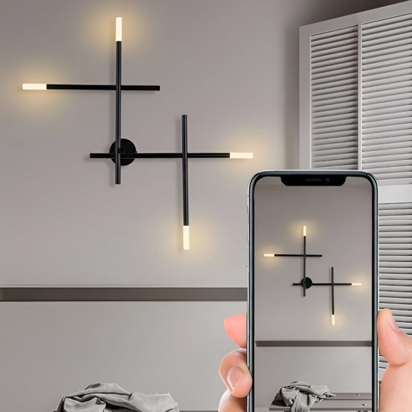 CHWDA24850 Creative Geometric Strip LED Modern Wall Lamp Wall Sconce Lighting - Image 8