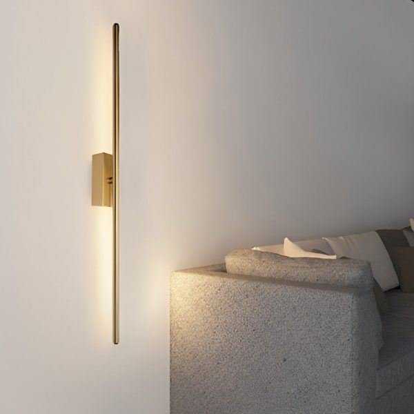 CHWDA24846 Electroplated Metal Strip LED Modern Wall Sconce Lighting Wall Lamp - Image 2