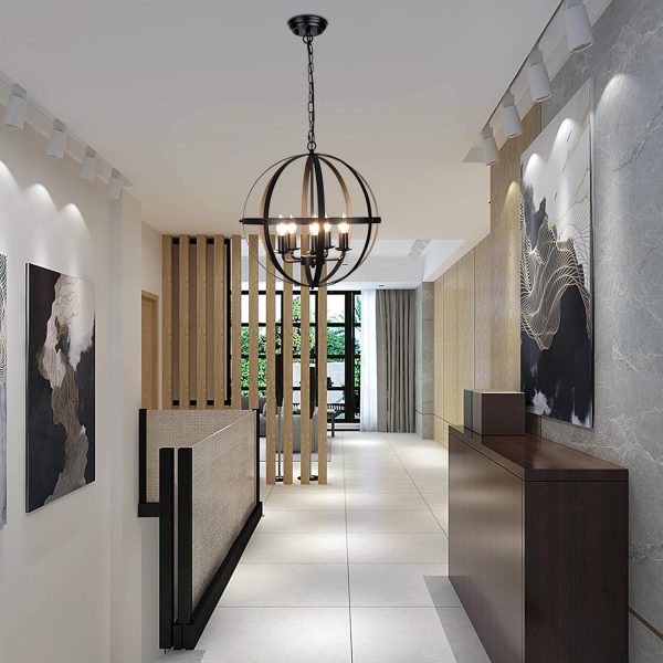 CHWDA24827 Adjustable Chandelier Entryway E12 Matte - Image 7