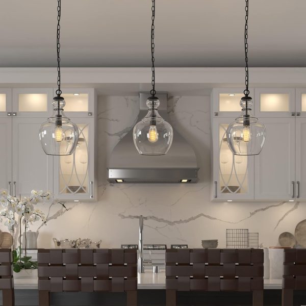 CHWDA24822 Pendant Glass Blackened Bronze - Image 7