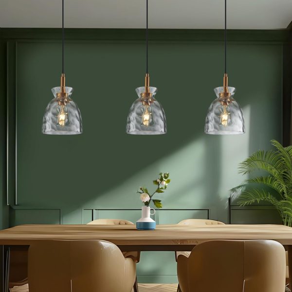 CHWDA24811 Industrial Lighting Hammered Chandelier - Image 7