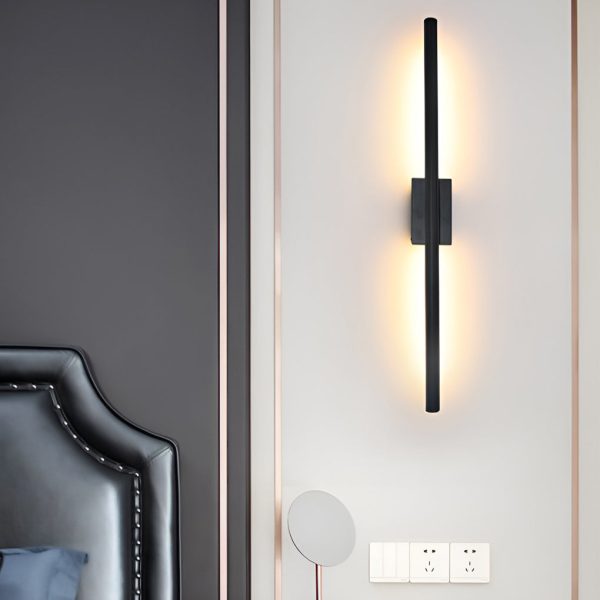 CHWDA24846 Electroplated Metal Strip LED Modern Wall Sconce Lighting Wall Lamp - Image 3