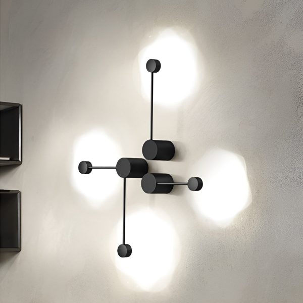 CHWDA24847 Creative Round Line LED Black Nordic Wall Art Light Wall Sconce Lighting - Image 5
