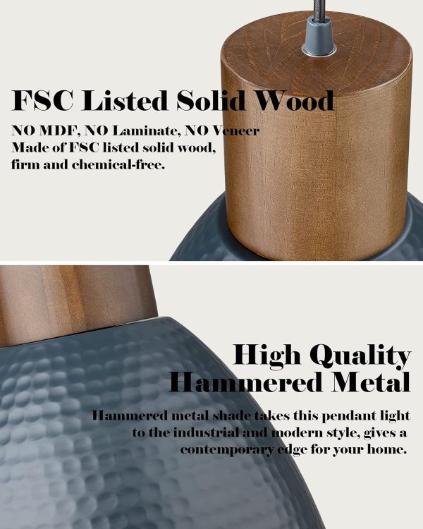 CHWDA24819 Hammered Fixtures Adjustable Industrial - Image 5