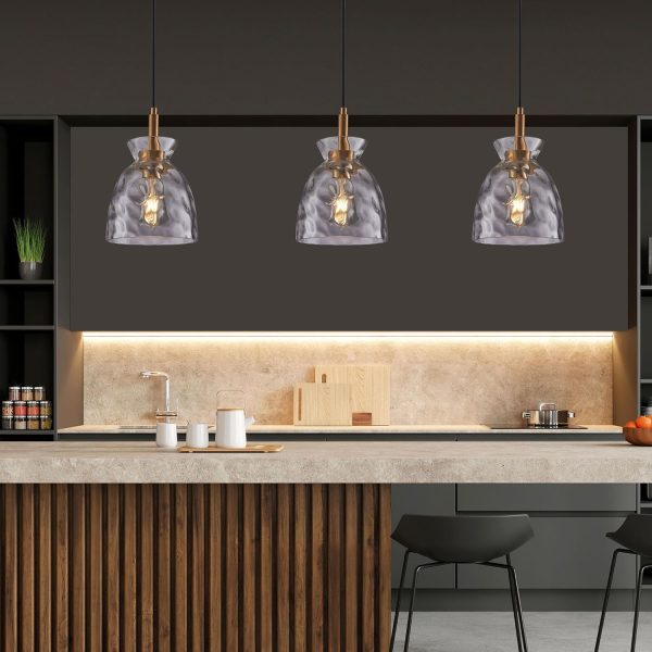 CHWDA24811 Industrial Lighting Hammered Chandelier - Image 4