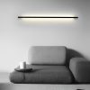 CHWDA24843 Minimalist Strip Three Step Dimming LED Black Postmodern Wall Lamp