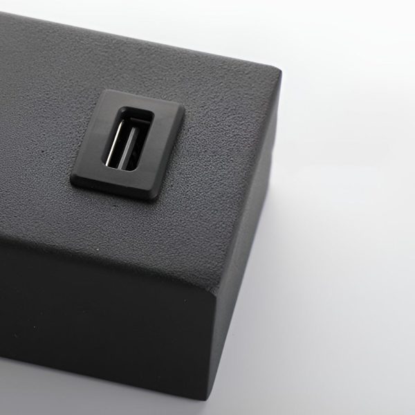 CHWDA24845 Rectangular Adjustable LED Modern Wall Lamp with Switch USB Charging Port - Image 8