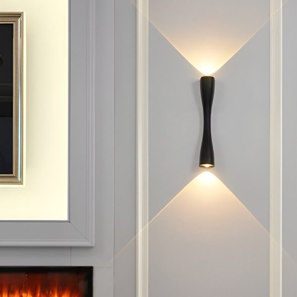 CHWDA24849 Electroplated Metal LED Up and Down Lights Modern Wall Sconce Lighting - Image 6