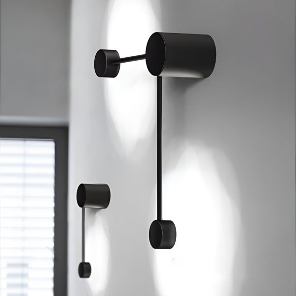 CHWDA24847 Creative Round Line LED Black Nordic Wall Art Light Wall Sconce Lighting - Image 2