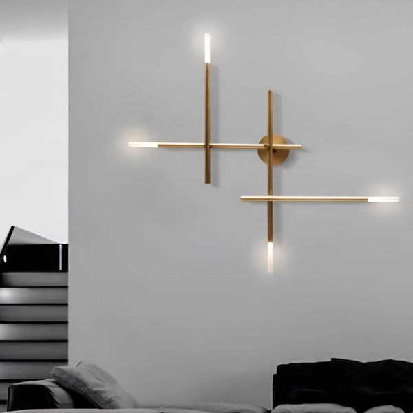 CHWDA24850 Creative Geometric Strip LED Modern Wall Lamp Wall Sconce Lighting - Image 4
