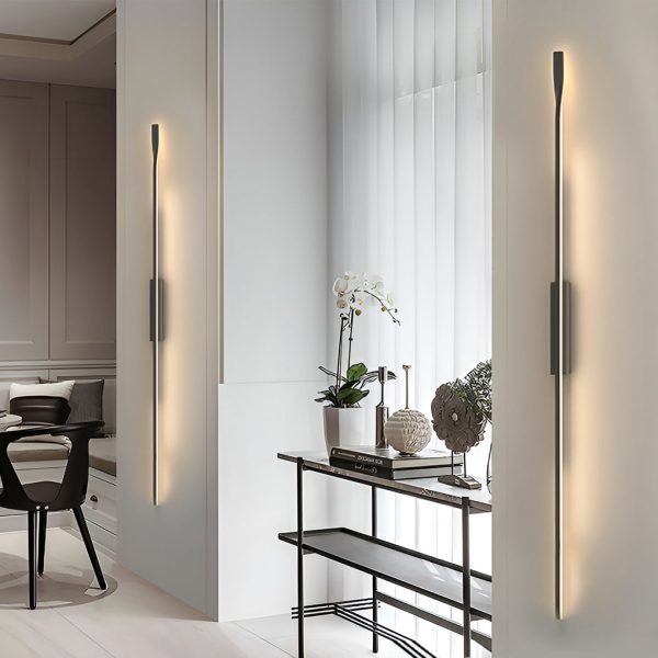 CHWDA24851 Creative Linear Strip LED Black Nordic Wall Lamp Wall Sconce Lighting - Image 5
