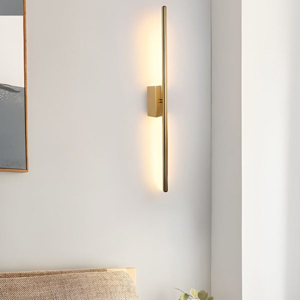 CHWDA24846 Electroplated Metal Strip LED Modern Wall Sconce Lighting Wall Lamp - Image 4