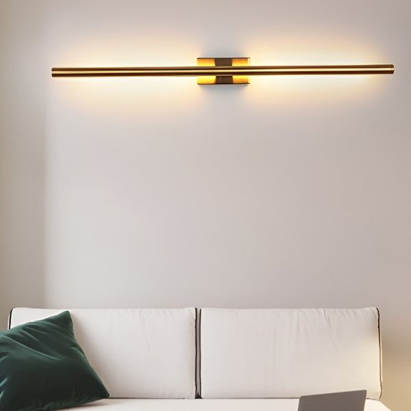 CHWDA24846 Electroplated Metal Strip LED Modern Wall Sconce Lighting Wall Lamp - Image 8