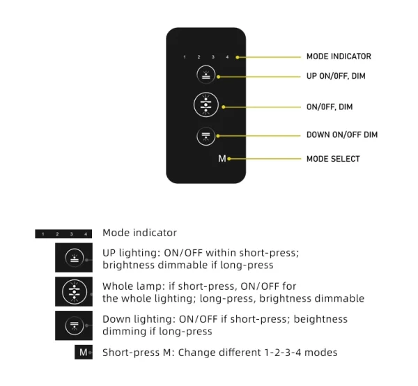 CHWDA24861 Dimming Lamp Standing Modern High Brightness - Image 2