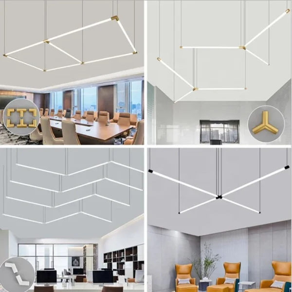 CHWDA24864 28W 120cm Free splicing office chandeliers - Image 5