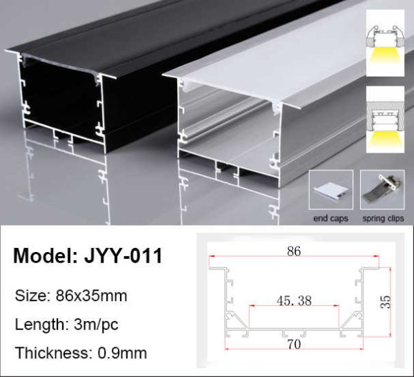 CHWDA3216 70x35mm Recessed LED Aluminium Profile Modern Office LED - Image 5