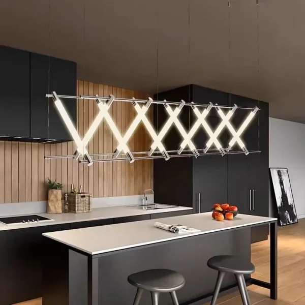 CHWDA24869 Acrylic Led Tube Pendant Lamp Villa - Image 3