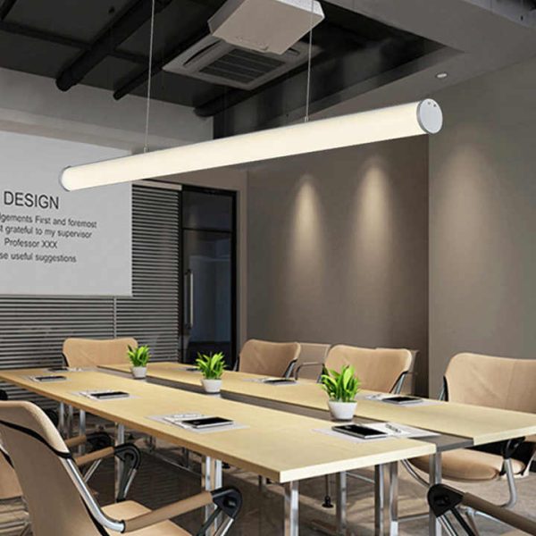 CHWDA3214 Long Strip LED Linear Light round Tube Pendant for Office - Image 2