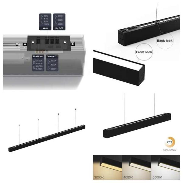 CHWDA24863 1.2m 2.4m Ceiling Hanging Light Fixture - Image 4