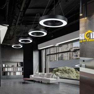 CHWDA24860 50mm 75mm led gold hollow circle