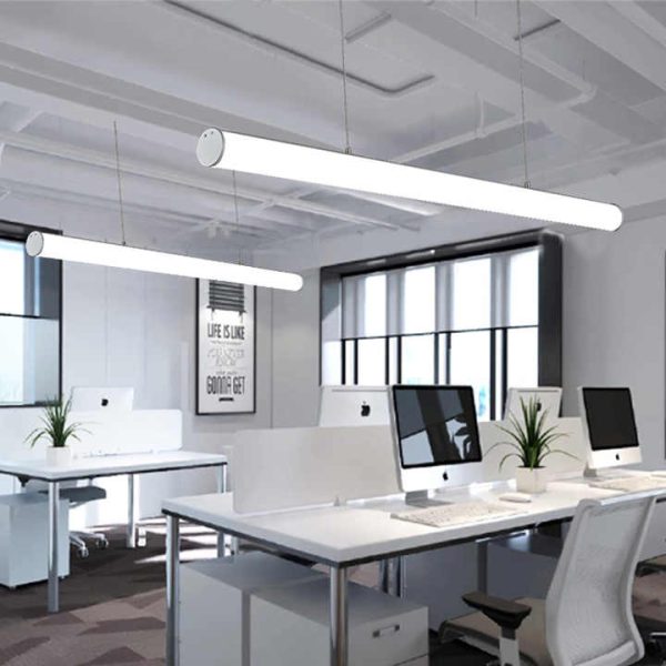 CHWDA3214 Long Strip LED Linear Light round Tube Pendant for Office